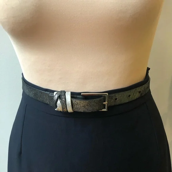 NANETTE LEPORE chunky brown leather Statement belt Women\'s Size XL $125 Luxury Nanette Lepore | Accessories | Nanette Lepore Leather Belt  main image 2